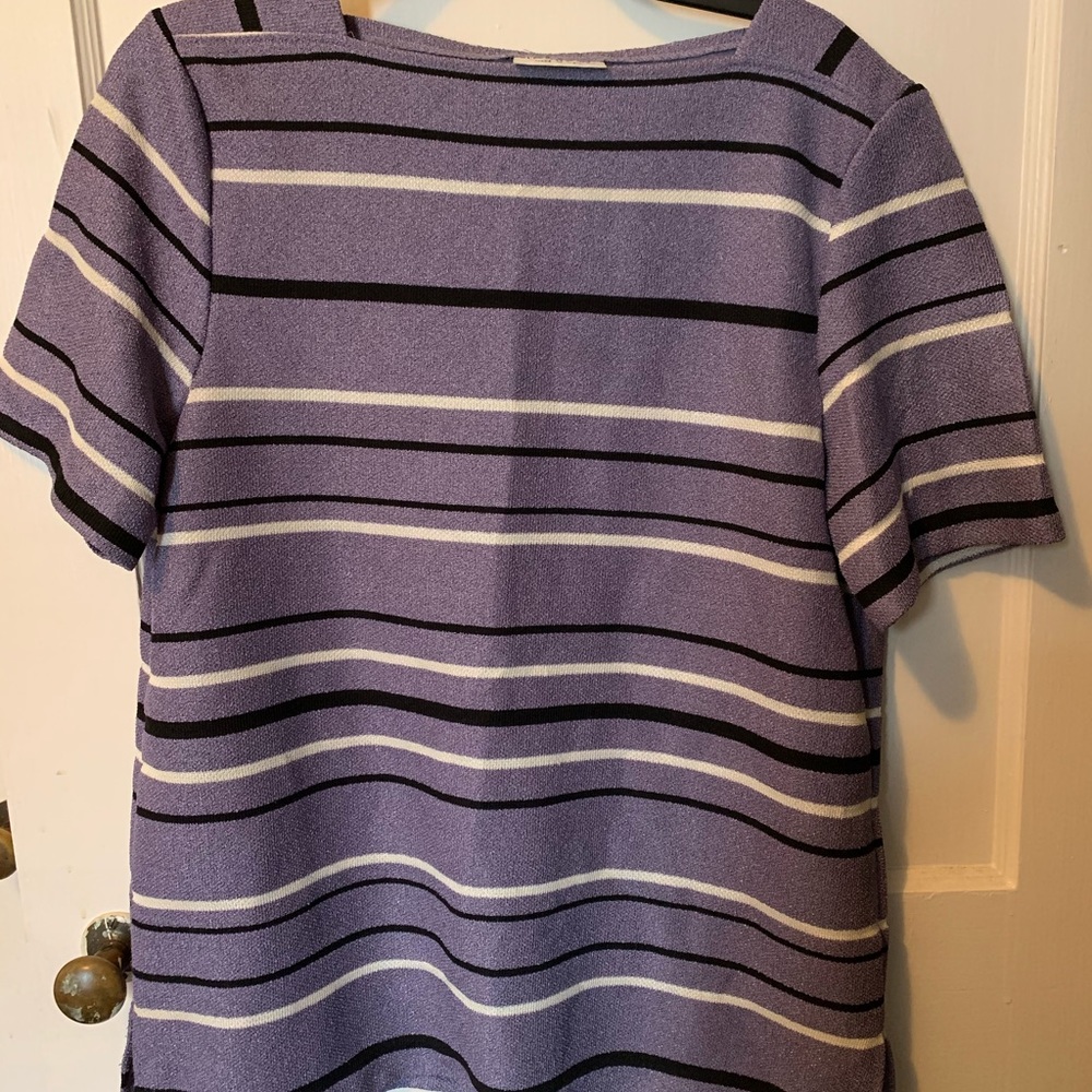 Oversized striped blouse